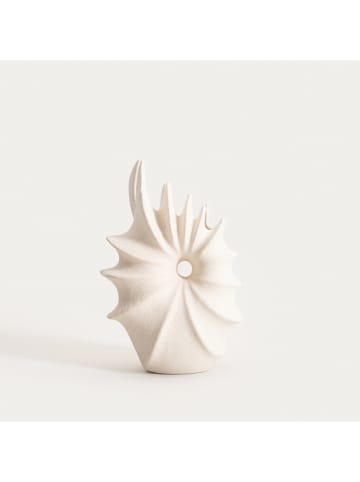 Homla Dekoaufsteller ''Ablis'' in Creme - (B)14,3 x (H)21,5 x (T)10 cm