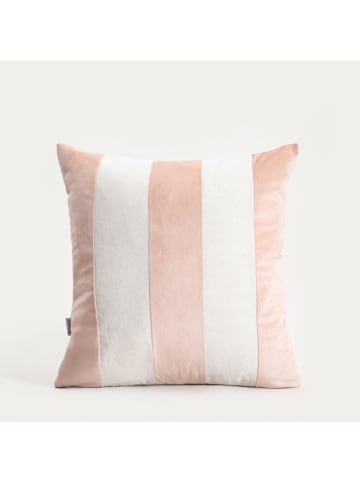 Homla Kissenhülle ''Mano'' in Creme/ Rosa - (L)45 x (B)45 cm