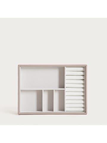 Homla Schmuckkasten ''Ammra'' in Beige - (B)25,5 x (H)11,4 x (T)18,2 cm