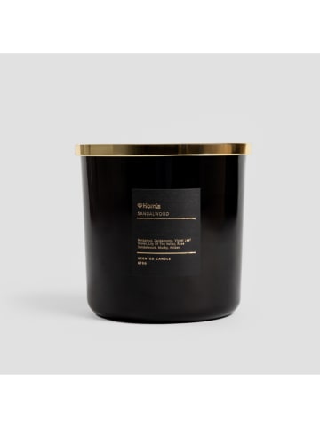 Homla Deuftkerze ''Aura'' in Schwarz - 870 g