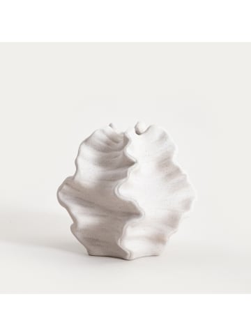 Homla Vase ''Mare'' in Creme - (H)20 x Ø 21 cm