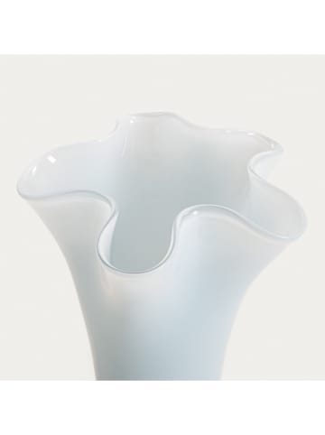 Homla Vase ''Veyora'' in Hellblau - (H)20 x Ø 20 cm