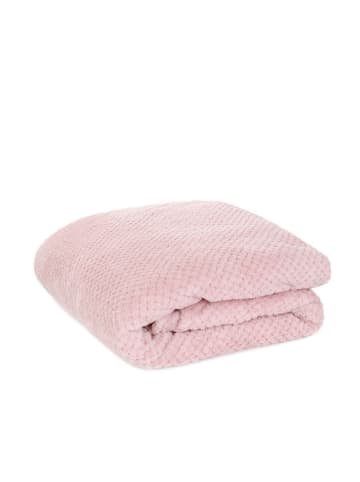 Homla Tagesdecke "Noah" in Rosa - (L)240 x (B)220 cm