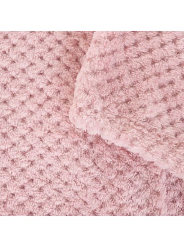 Homla Tagesdecke "Noah" in Rosa - (L)240 x (B)220 cm