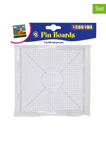 Playbox 2tlg. Set: Steckplatten für Bügelperlen - ab 5 Jahren