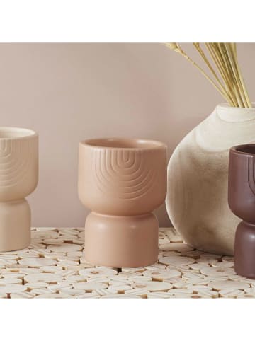 Ethnical Life 3er-Set: Kerzen in Beige/ Hellbraun/ Braun - 3x 170 g