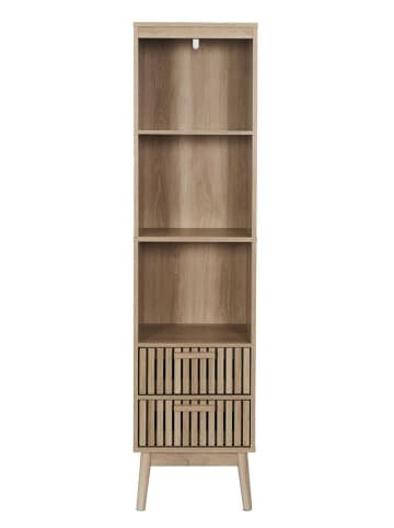 THE HOME DECO FACTORY Staande kast "Klaus" bruin - (B)40 x (H)160 x (D)30 cm