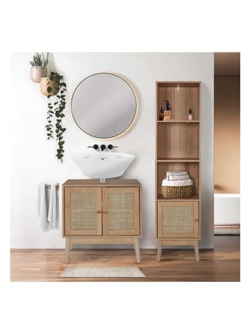 The Home Deco Kids Staande kast "Bali" naturel - (B)40 x (H)160 x (D)30 cm