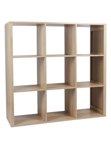 THE HOME DECO FACTORY Regał stojący w kolorze jasnobrązowym - 102 x 99 x 32 cm