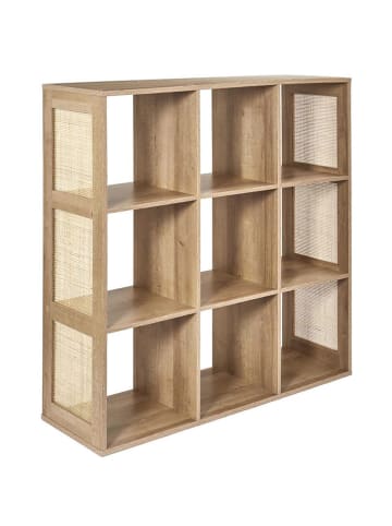 Ethnical Life Standregal in Hellbraun - (B)99,6 x (H)99 x (T)32 cm