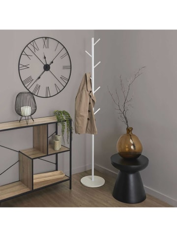 THE HOME DECO FACTORY Wieszak w kolorze białym na ubrania - 27 x 173 x 27 cm