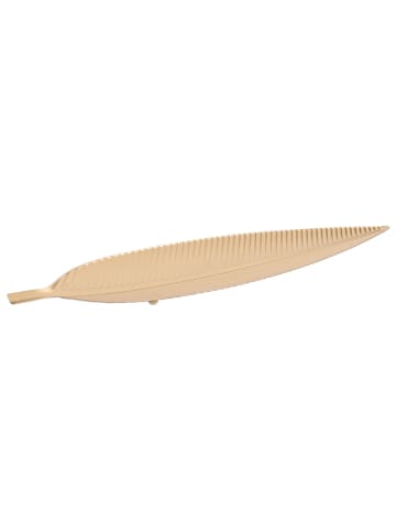 Rétro Chic Dekoschale in Gold - (B)55 x (H)2,5 x (T)13 cm