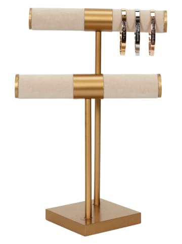 THE HOME DECO FACTORY Schmuckständer in Gold - (B)21 x (H)29,5 x (T)14 cm