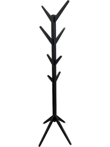 Ethnical Life Garderobenständer in Schwarz - (B)44,5 x (H)177 x (T)44,5 cm