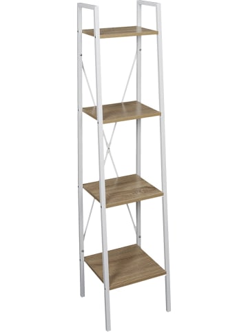 The Home Deco Kids Standregal in Natur/ Weiß - (B)34 x (H)148 x (T)32 cm