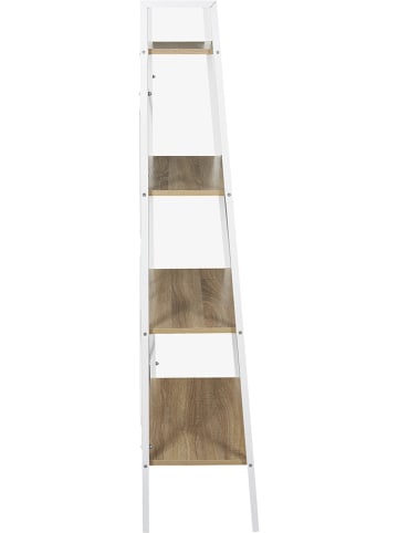 THE HOME DECO FACTORY Standregal in Natur/ Weiß - (B)60 x (H)148 x (T)32,5 cm