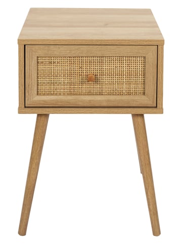 Ethnical Life Beistelltisch "Bali" in Hellbraun - (B)39 x (H)55,4 x (T)39 cm