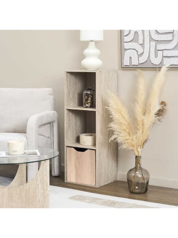 Ethnical Life Opbergbox beige/zwart - (B)30 x (H)30 x (D)30 cm