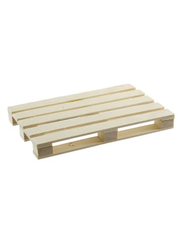 Ethnical Life 4er-Set: Untersetzer in Natur - (B)12 x (H)1,5 x (T)8 cm