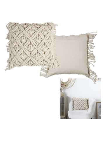 Ethnical Life Kissen in Beige - (L)40 x (B)40 cm