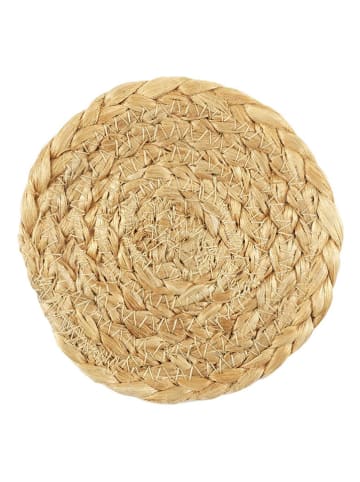 every ware 4er-Set: Jute-Untersetzer in Beige - Ø 10 cm