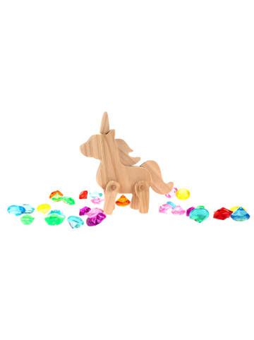 SUNNYSUE Drewniany zestaw konstrukcyjny "Unicorn" - 3+