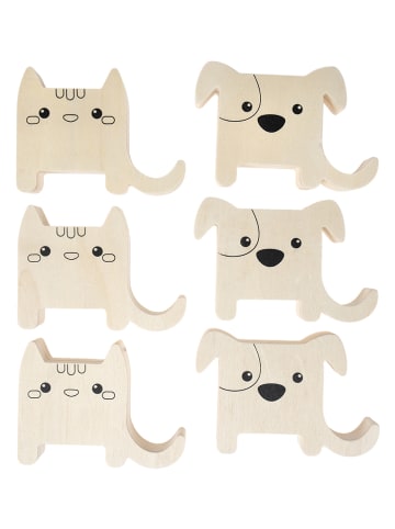 SUNNYSUE Kartenhalter "Hund und Katze" - 3x 2 Stück
