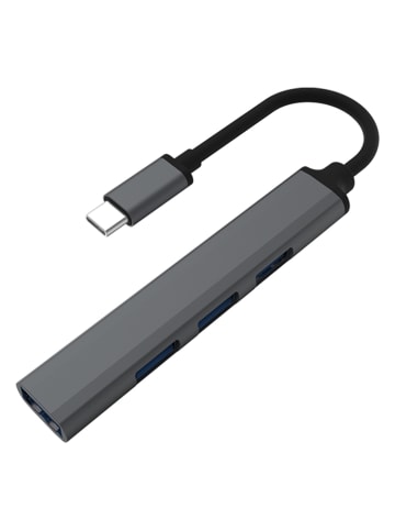 Veho USB-Hub ''TA-4 USB-C'' in Schwarz