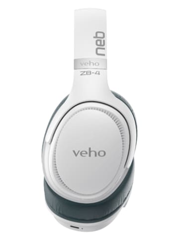 Veho Bluetooth-over-ear-hoofdtelefoonset ''ZB-4 NEB'' wit