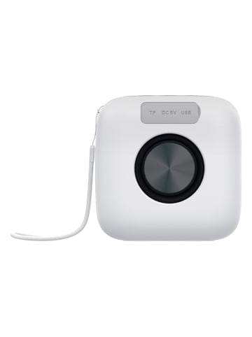 Veho Bluetooth-Lautsprecher ''MZ4'' in Weiß - (B)9,3 x (H)9,5 x (T)4,8 cm