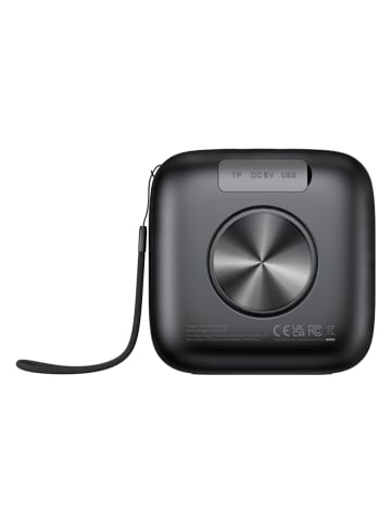 Veho Głośnik Bluetooth "MZ4" w kolorze czarnym - 9,3 x 9,5 x 4,8 cm