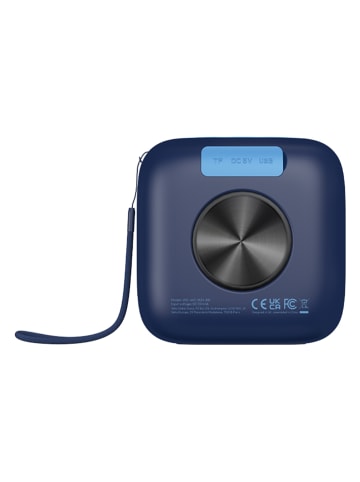 Veho Bluetooth-luidspreker ''MZ4'' donkerblauw - (B)9,3 x (H)9,5 x (D)4,8 cm