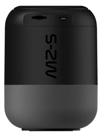 Veho Bluetooth-Lautsprecher ''MZ-S'' in Schwarz - (H)10,5 x Ø 7,5 cm