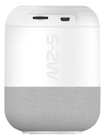 Veho Bluetooth-Lautsprecher ''MZ-S'' in Weiß - (H)10,5 x Ø 7,5 cm