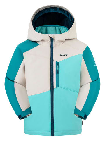 Kamik Regenjacke "Tara" in Türkis/ Weiß