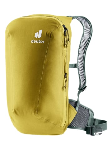 Deuter Plecak rowerowy "Plamort 12" w kolorze żółtym - 24 x 45 x 15 cm