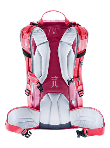 Deuter Plecak narciarski "28 SL" w kolorze czerwono-różowym - 34 x 52 x 18 cm