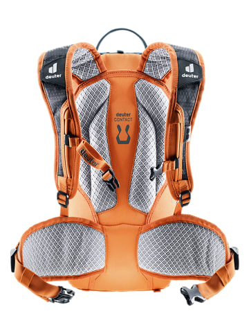 Deuter Fahrradrucksack "Attack 8 JR" in Dunkelblau/ Orange - (B)24 x (H)42 x (T)14 cm