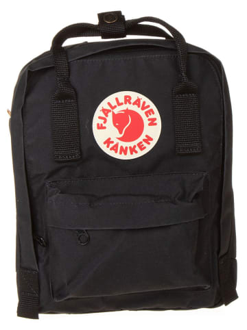 FJÄLLRÄVEN Leren rugzak zwart - (B)20 x (H)29 x (D)13 cm