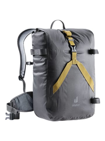 Deuter Plecak rowerowy "Amager 25+5" w kolorze czarnym - 30 x 48 x 18 cm