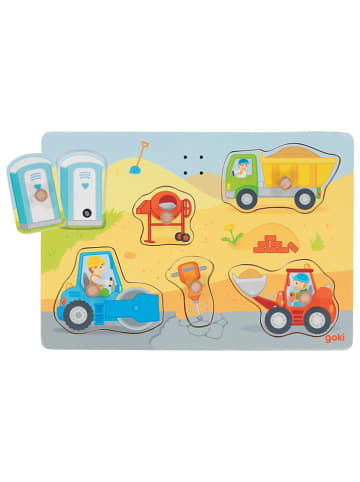 Goki Soundpuzzle "Baustelle" - ab 12 Monaten