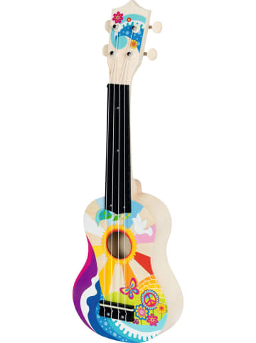 Goki Ukulele "Flower Power" ze wzorem - 5+