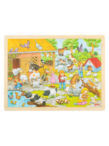 Goki 48tlg. Puzzle "Streichelzoo" - ab 3 Jahren