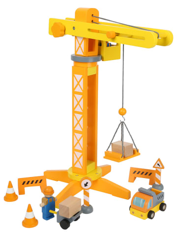 small foot Baukran mit Baustellenzubehör - ab 3 Jahren