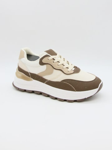 Bellucci Sneakers in Braun/ Beige