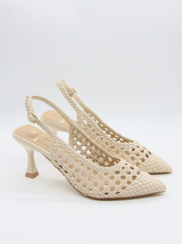 Bellucci Pumps met bandje beige