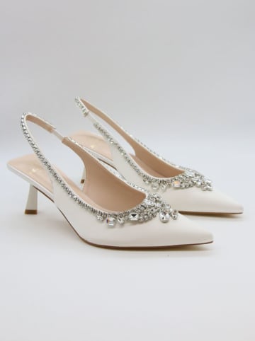 Bellucci Pumps met bandje wit