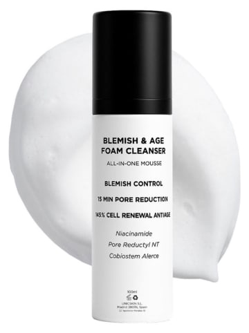 UNICSKIN Pianka oczyszczająca "Blemish + Age" - 100 ml