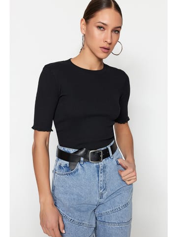 trendyol Shirt in Schwarz