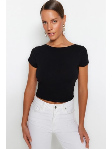 trendyol Koszulka w kolorze czarnym